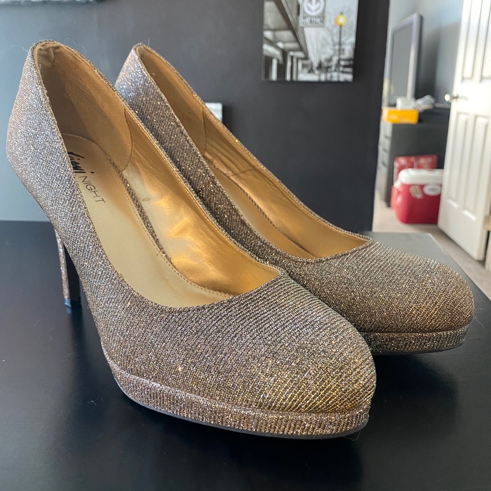 Silver and Gold Heels